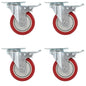 vidaXL Roulettes pivotantes 8 pcs 100 mm
