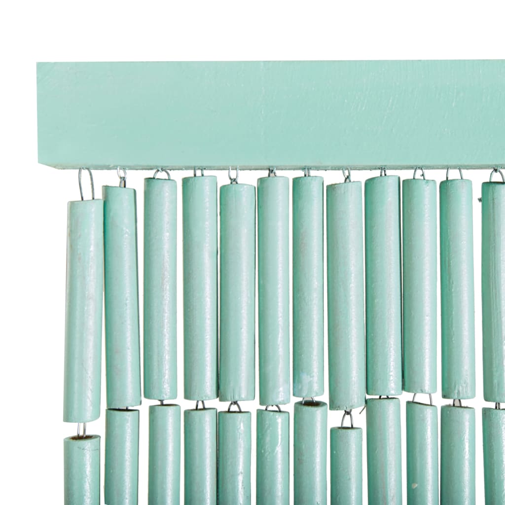vidaXL Rideau de porte contre insectes Bambou 90 x 200 cm