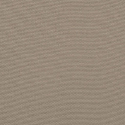 vidaXL Coussins de chaise de jardin à dossier bas lot de 4 taupe