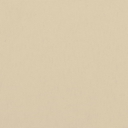 vidaXL Coussins de chaise de jardin à dossier bas lot de 4 beige