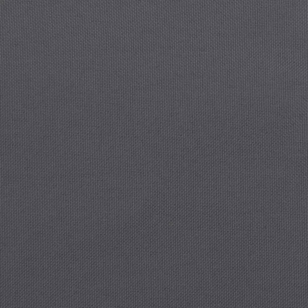 vidaXL Coussins de chaise de jardin lot de 2 anthracite 50x50x3 cm