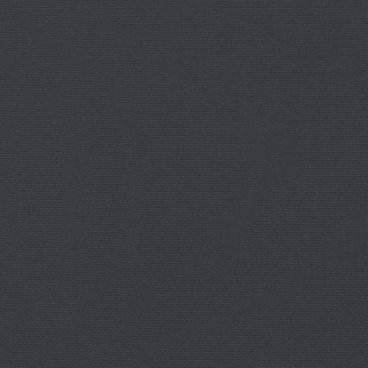 vidaXL Coussin de banc de jardin noir 200x50x3 cm tissu oxford