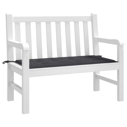 vidaXL Coussin de banc de jardin noir 100x50x3 cm tissu oxford