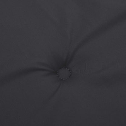 vidaXL Coussin de banc de jardin noir 120x50x3 cm tissu oxford