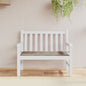 vidaXL Coussin de banc de jardin taupe 120x50x3 cm tissu oxford