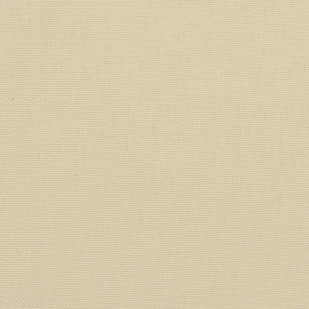 vidaXL Coussin de banc de jardin beige 120x50x3 cm tissu oxford