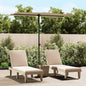 vidaXL Parasol d'extérieur avec mât en aluminium 180x110 cm Taupe