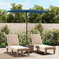 vidaXL Parasol d'extérieur avec mât en aluminium 2x1,5 m Bleu azuré