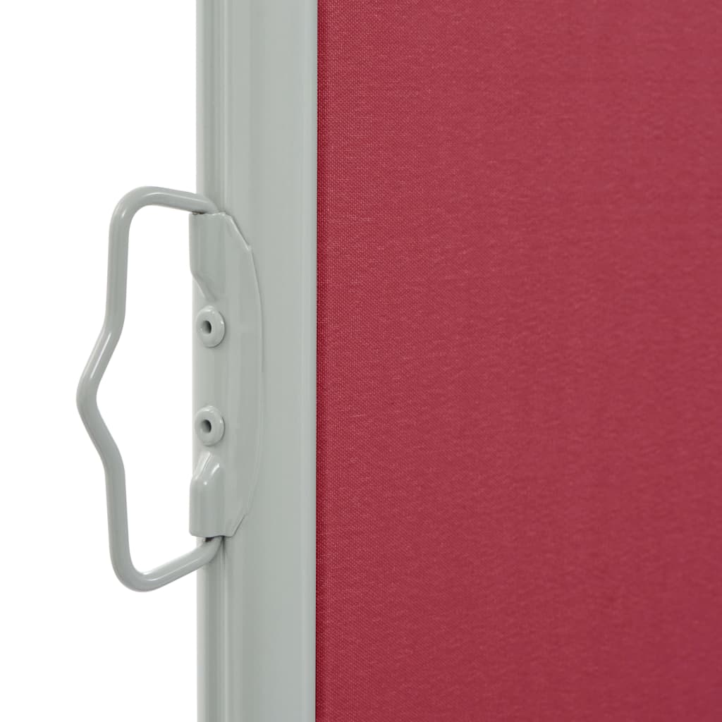 vidaXL Auvent latéral rétractable de patio 120x300 cm Rouge