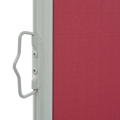 vidaXL Auvent latéral rétractable de patio 120x300 cm Rouge