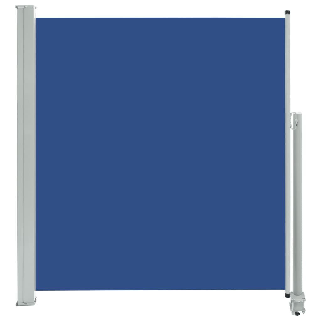 vidaXL Auvent latéral rétractable de patio 140 x 300 cm Bleu