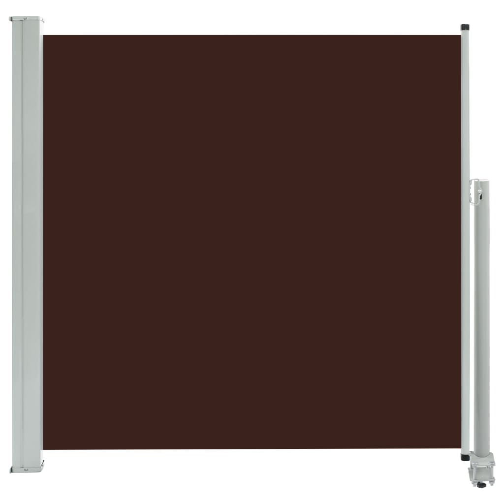 vidaXL Auvent latéral rétractable de patio 160x300 cm Marron
