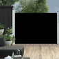 vidaXL Auvent latéral rétractable de patio 120x500 cm Noir