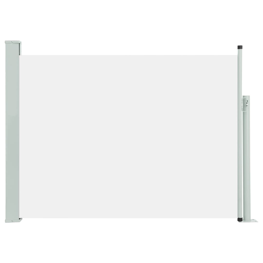 vidaXL Auvent latéral rétractable de patio 120x500 cm Crème