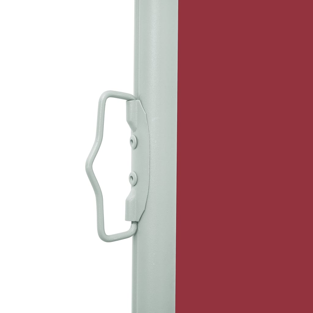 vidaXL Auvent latéral rétractable de patio 120x500 cm Rouge