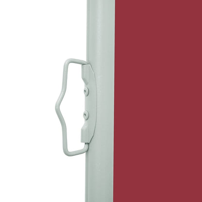 vidaXL Auvent latéral rétractable de patio 120x500 cm Rouge