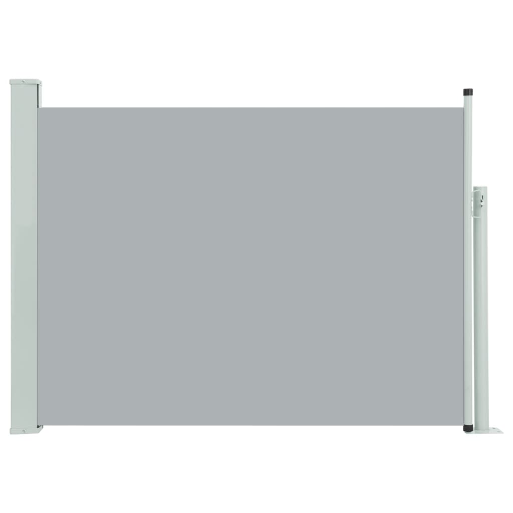 vidaXL Auvent latéral rétractable de patio 120x500 cm Gris