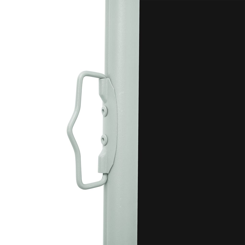 vidaXL Auvent latéral rétractable de patio 140x500 cm Noir