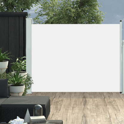 vidaXL Auvent latéral rétractable de patio 140x500 cm Crème