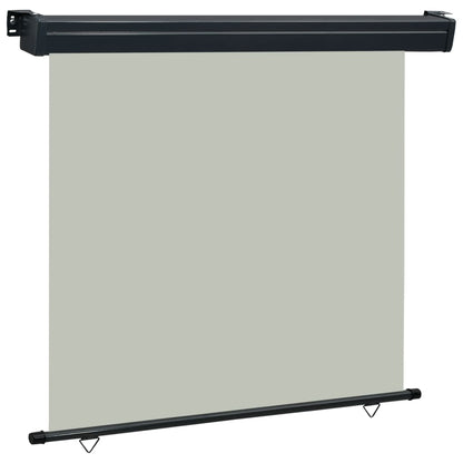 vidaXL Auvent latéral de balcon 160x250 cm Gris
