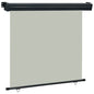 vidaXL Auvent latéral de balcon 160x250 cm Gris