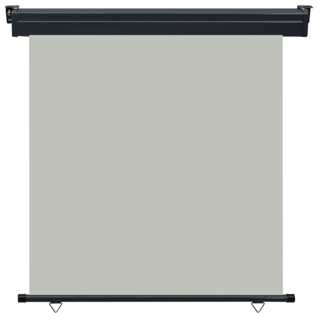 vidaXL Auvent latéral de balcon 160x250 cm Gris