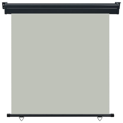 vidaXL Auvent latéral de balcon 160x250 cm Gris