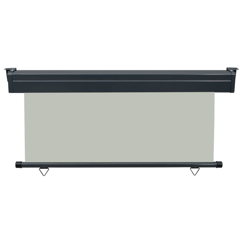 vidaXL Auvent latéral de balcon 160x250 cm Gris