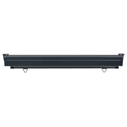 vidaXL Auvent latéral de balcon 160x250 cm Gris