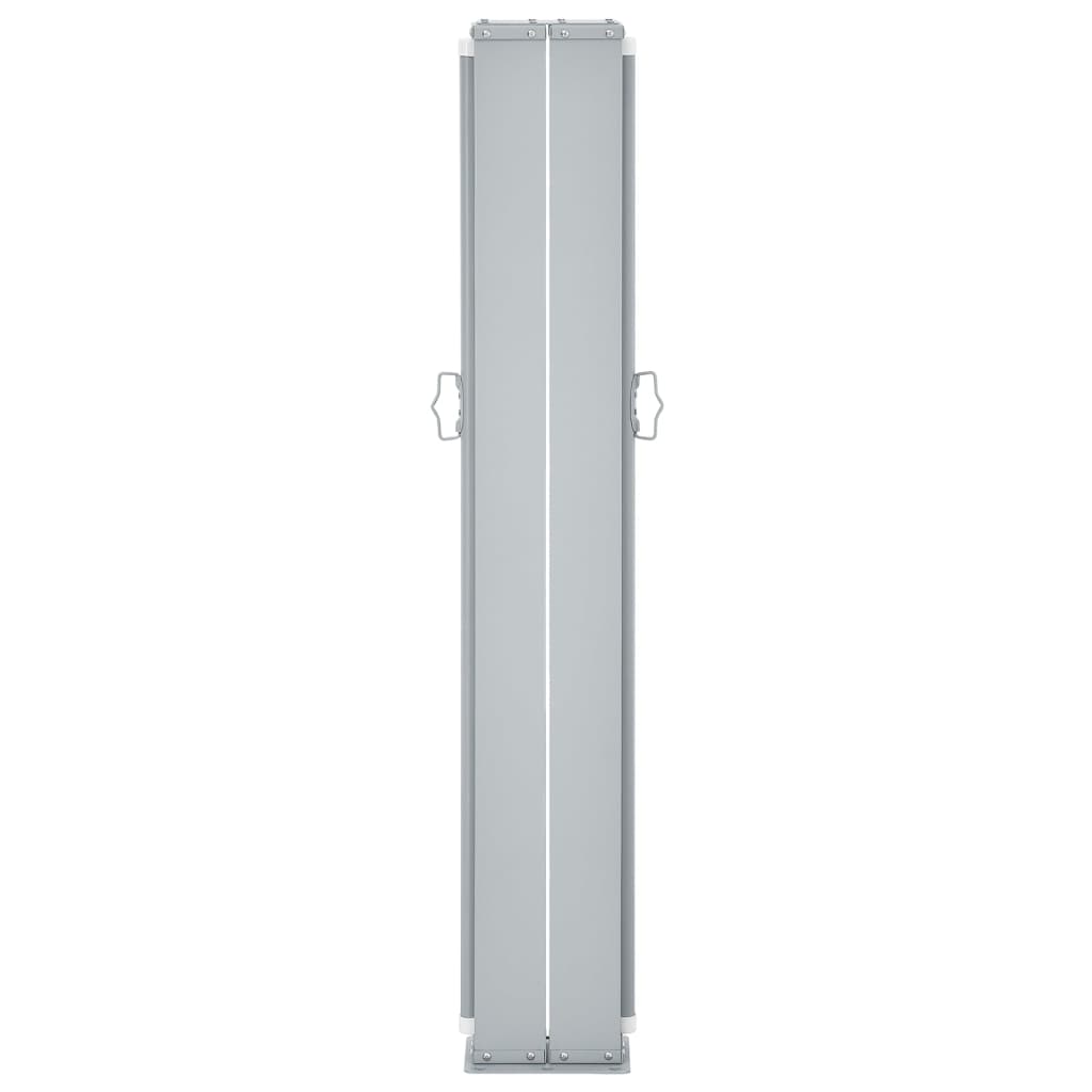 vidaXL Auvent latéral rétractable Noir 120 x 600 cm