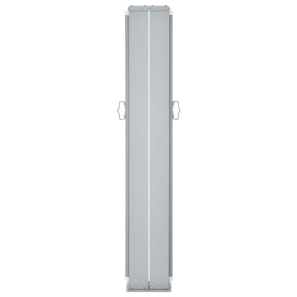 vidaXL Auvent latéral rétractable Noir 120 x 600 cm