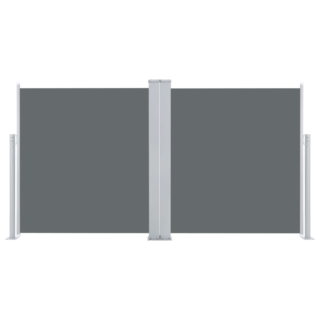 vidaXL Auvent latéral rétractable Anthracite 120 x 600 cm