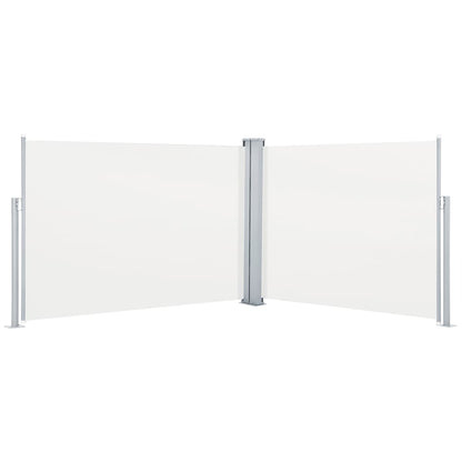 vidaXL Auvent latéral rétractable Crème 120 x 1000 cm