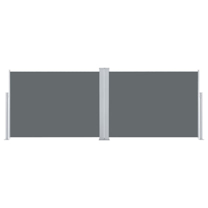 vidaXL Auvent latéral rétractable Anthracite 120 x 1000 cm
