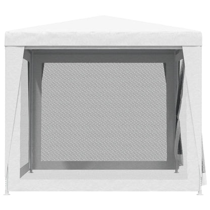 vidaXL Tente de réception 4 parois latérales en maille 2,5x2,5 m Blanc