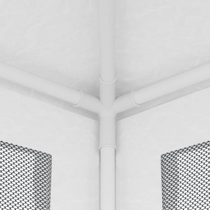 vidaXL Tente de réception 4 parois latérales en maille 2,5x2,5 m Blanc