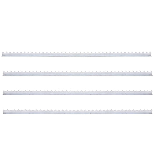 vidaXL Piquets muraux 4 pcs 1 m Acier galvanisé