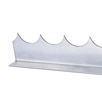 vidaXL Piquets muraux 4 pcs 1 m Acier galvanisé