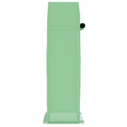 vidaXL Serre avec cadre en acier 0,5 m² 1x0,5x1,9 m