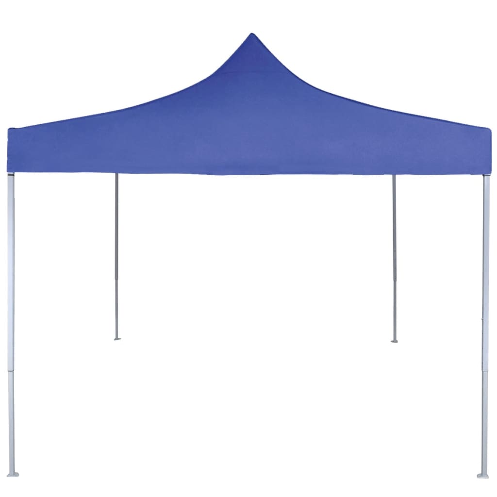 vidaXL Tente de réception pliable 2x2 m acier bleu