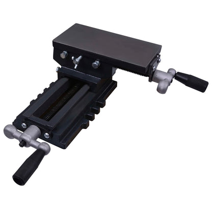 vidaXL Table d'étau à glissière transversale manuelle