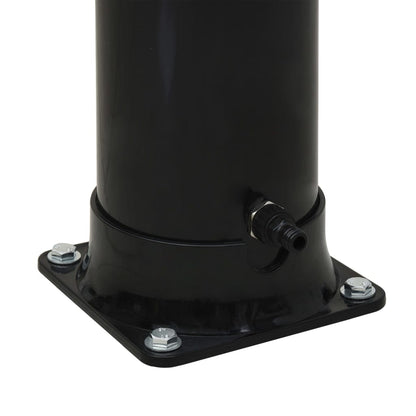 vidaXL Douche solaire Noir 214 cm 20 L