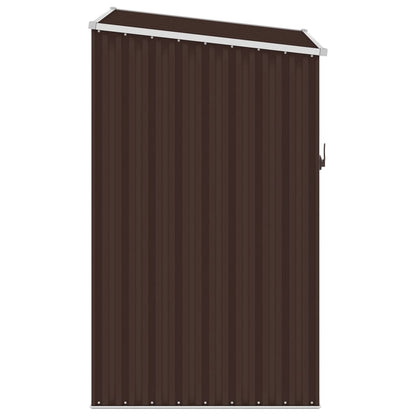 vidaXL Abri de jardin Marrron 87x98x159 cm Acier galvanisé