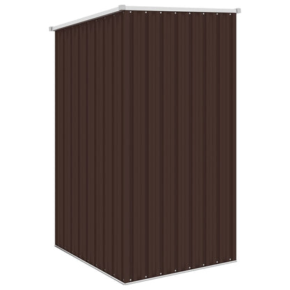 vidaXL Abri de jardin Marrron 87x98x159 cm Acier galvanisé