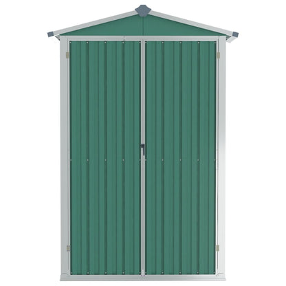 vidaXL Abri de jardin Vert 116x45x175 cm Acier galvanisé