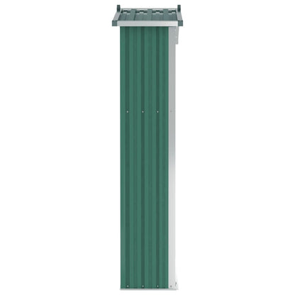 vidaXL Abri de jardin Vert 116x45x175 cm Acier galvanisé