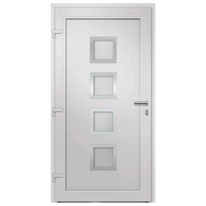 vidaXL Porte d'entrée Blanc 98x208 cm