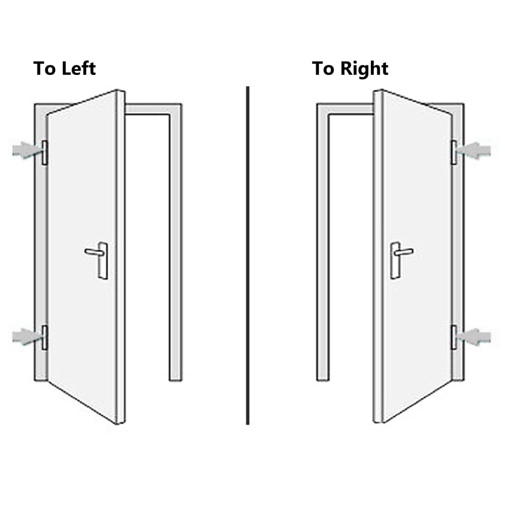 vidaXL Porte d'entrée Blanc 98x208 cm