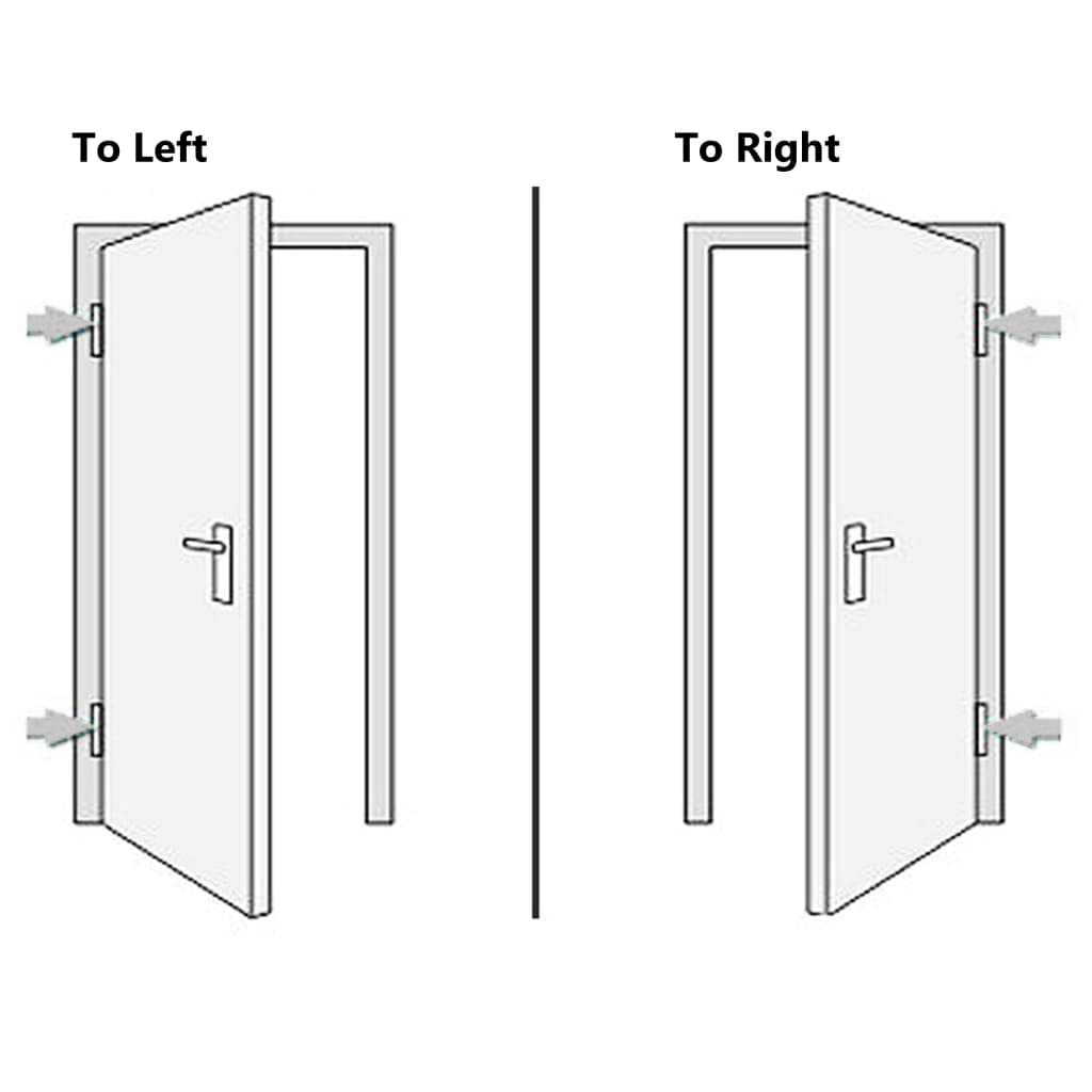 vidaXL Porte d'entrée Anthracite 98x190 cm