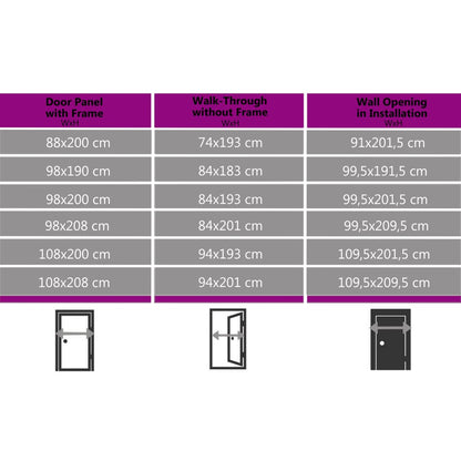 vidaXL Porte d'entrée Anthracite 98x190 cm